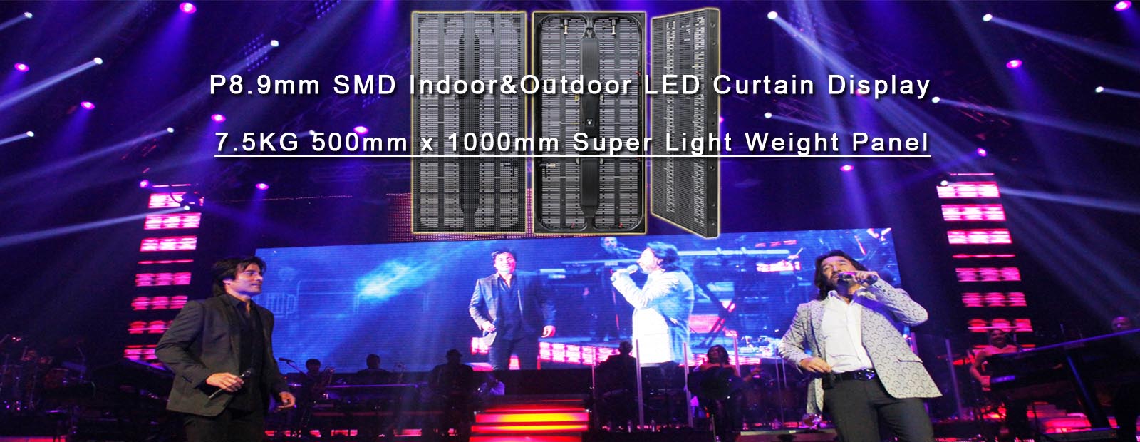 P8.9 Outdoor LED Curtain Display